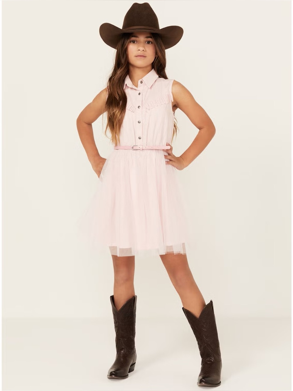 Cowgirl pink dress
